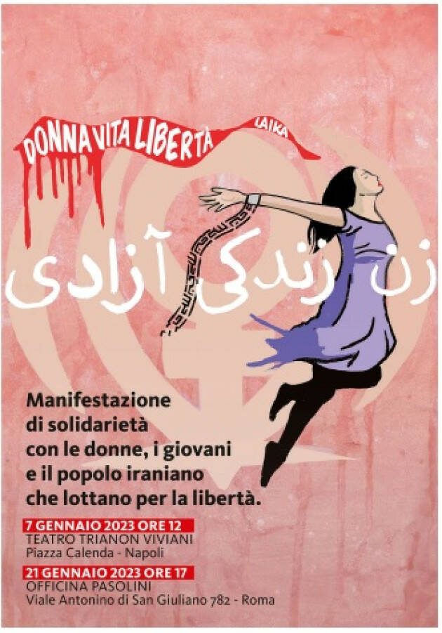 Firma petizione Donna Vita Libertà promossa da Marisa Laurito 