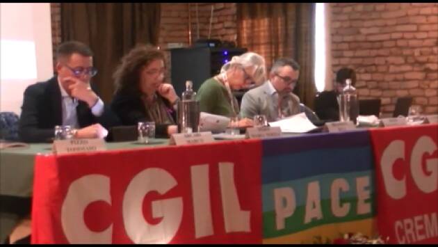 Cgil Cremona La  relazione di Elena Curci segretaria generale al X congresso [video]