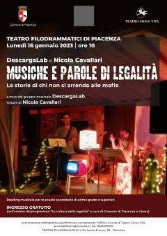 Piacenza MUSICHE E PAROLE DI LEGALITÀ