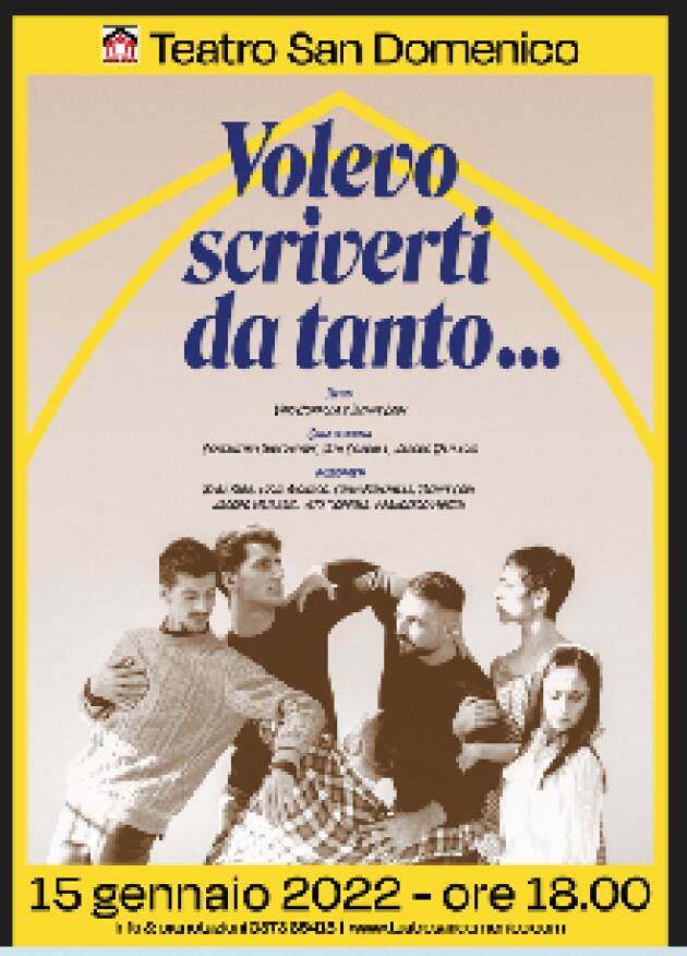 Crema Teatro San Domenico, una serata di danza moderna ‘Volevo scriverti da tanto’