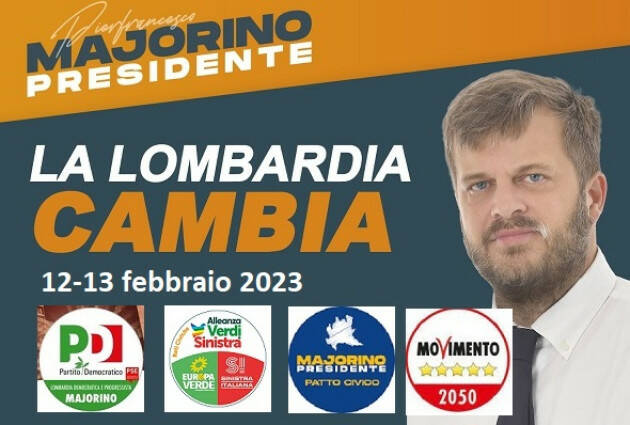 I 35 punti programma candidato Presidente  Regione Lombardia Pierfrancesco Majorino