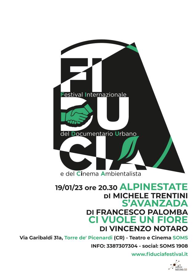 Torre de Picenardi Tre film in programma serata con Fi.Du.Cia del 19 gennaio '23
