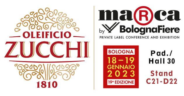 Oleificio Zucchi protagonisti alla 19esima edizione di Marca a BolognaFiere