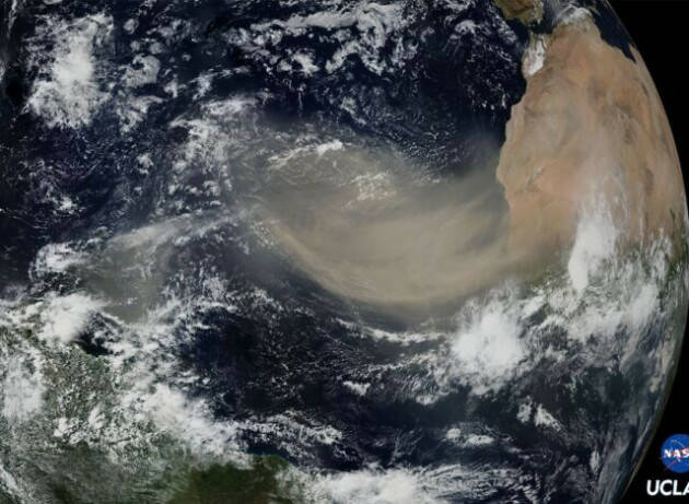 La polvere atmosferica è aumentata del 55% e maschera l’effetto di riscaldamento dei gas serra
