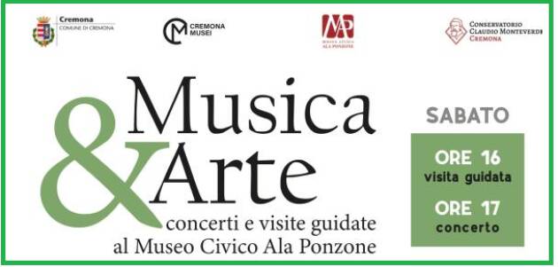 Cremona Al Museo Civico la rassegna Musica&Arte Evento del 25 febbraio