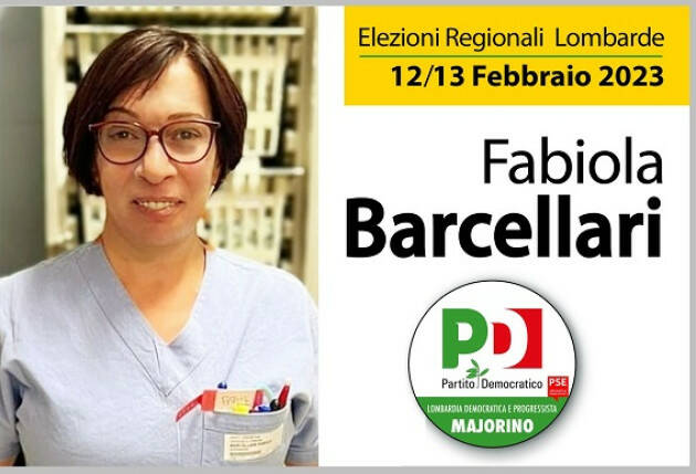 Fabiola Barcellari (Pd) a Sospiro  per il voto del 12-13 febbraio a sostegno di Majorino