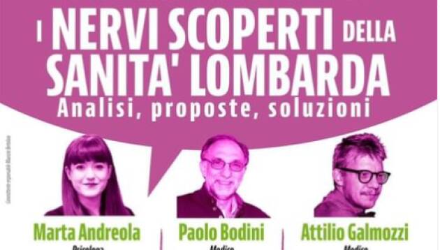 Crema I nervi scoperti della sanità lombarda Ne parlano Andreola, Bodini, Galmozzi