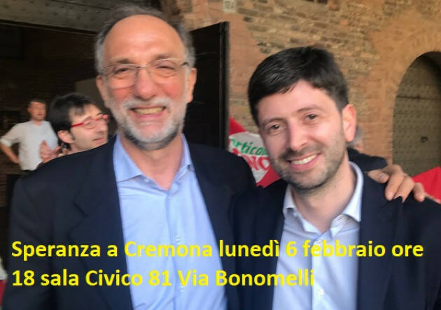 Elezioni 12-13 febbraio Aspettando Speranza, con speranza! | Paolo Bodini(Art.Uno-PD)