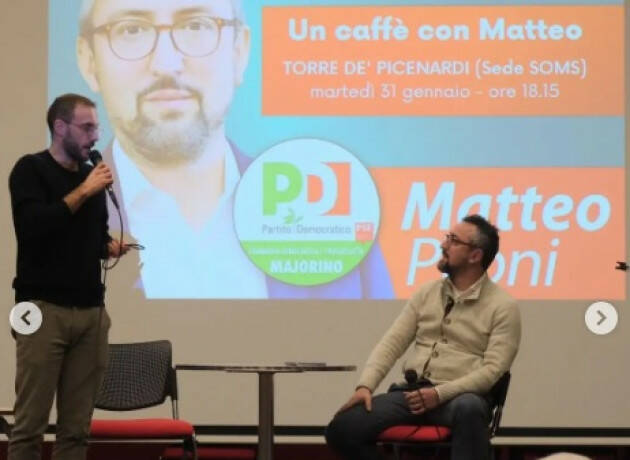 Elezioni 12-13 febbraio Il tour di Matteo Piloni (Pd) a Torre de Picenardi