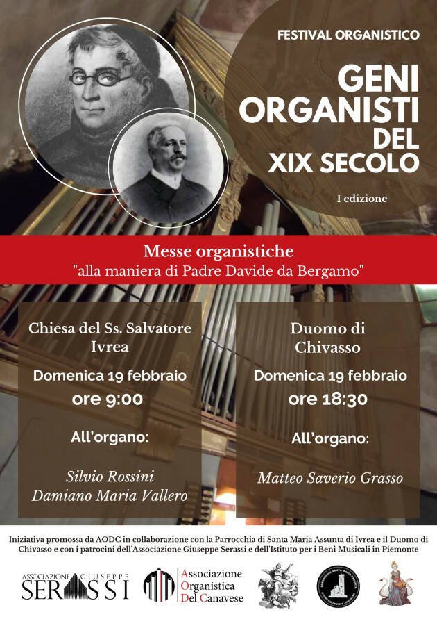 FESTIVAL ORGANISTICO: Geni organisti del XIX secolo