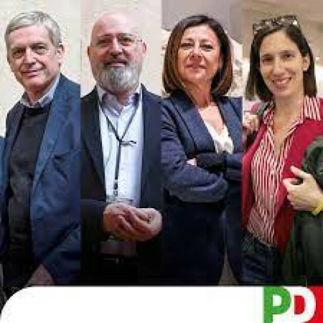 Pd Nazionale : 1° Bonaccini;2° Schlein;3° Cuperlo,4°De Micheli -Dati all'11/2/2023