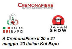 A CremonaFiere il 20 e 21 maggio Italian Koi Expo