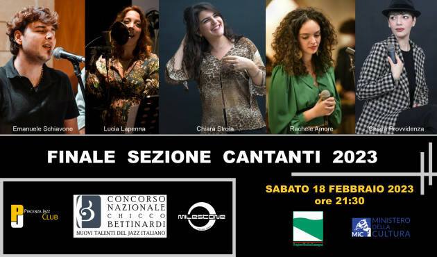 Milestone Live Club sabato 18/02 finale Cantanti Concorso Bettinardi