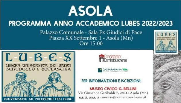 Asola Programma Accademico Luber Evento del 24 maggio 2023
