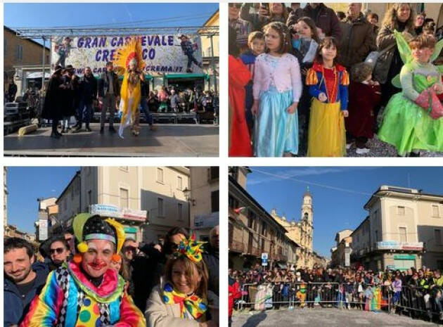 CREMA SOLE, FOLLA E TANTA ALLEGRIA PER IL CARNEVALE