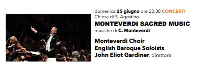 Programma edizione 2023  Monteverdi Festival che proprio quest’anno compie 40 anni!