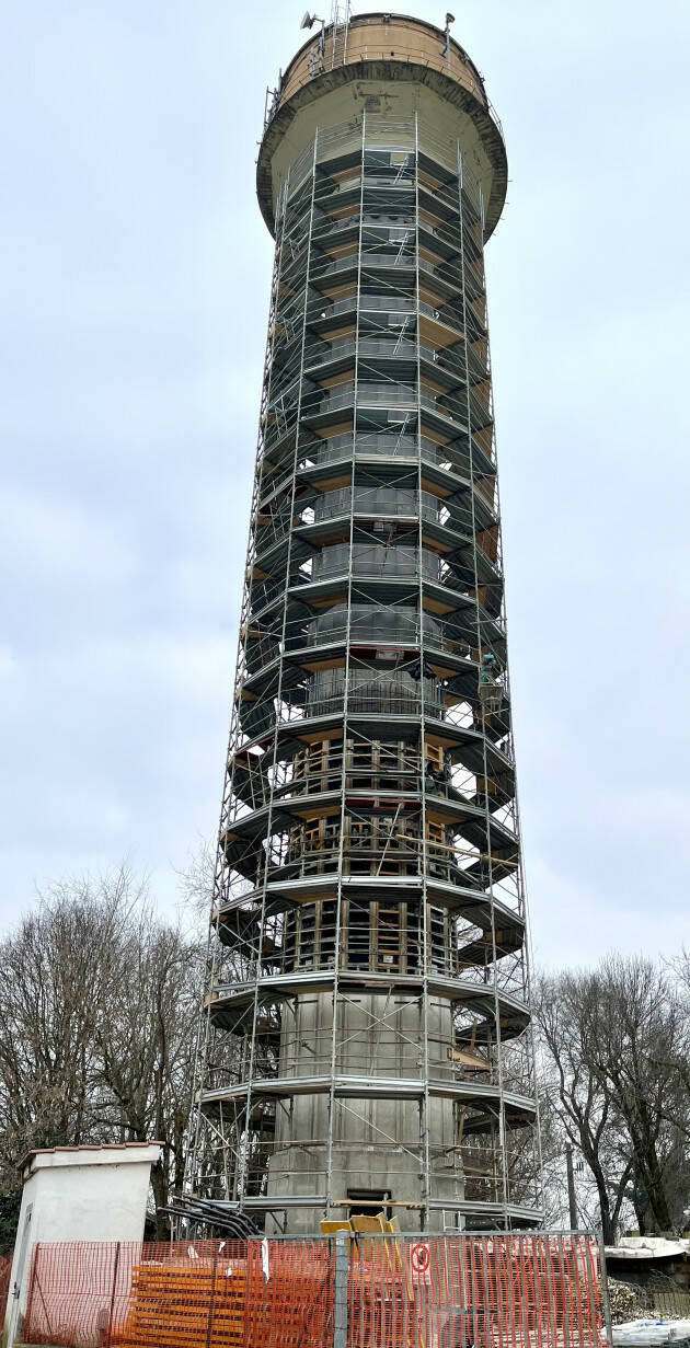 Sospiro: proseguono i lavori di ristrutturazione della torre piezometrica