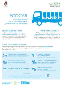 Raccolta RAEE nei quartieri: il 25 febbraio l’Ecocar fa tappa a Borgo Loreto