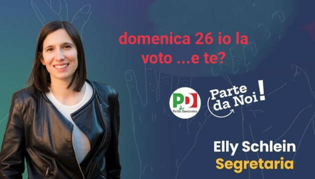 (CR) Primarie PD Francesco Ghelfi (art.Uno): il nostro voto va ad Elly Schlein