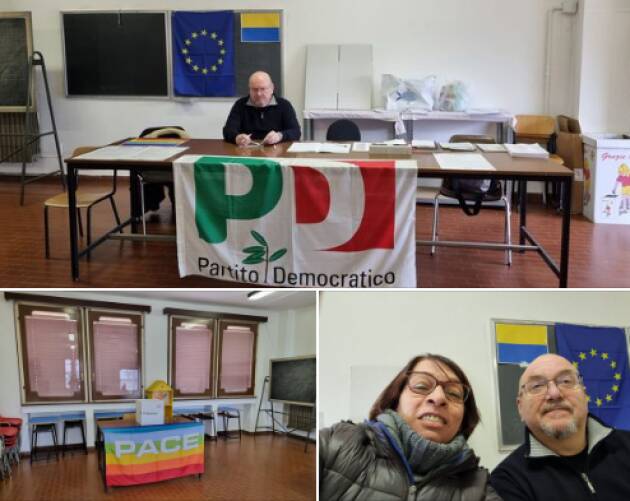 Primarie PD ore 13 - Provincia Cremona: 2.852 votanti pari  81% sul 2019 (con 3.430) 
