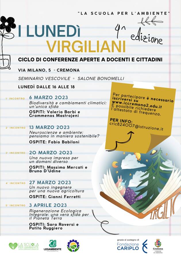Cremona Presentata la quarta edizione de I Lunedì Virgiliani