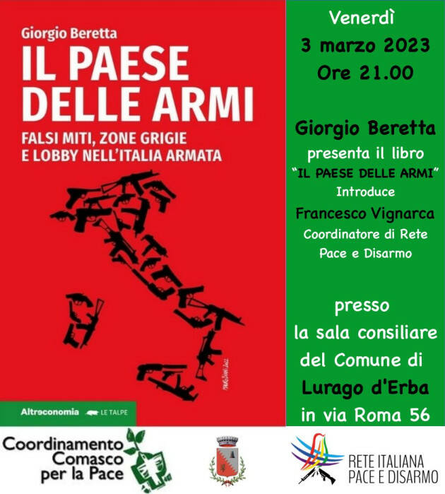 Il Paese delle armi. Presentazione a Lurago d’Erba