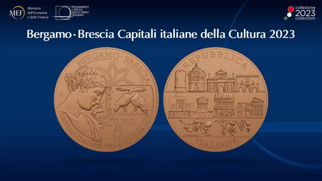 Moneta celebrativa BERGAMO BRESCIA CAPITALE ITALIANA DELLA CULTURA 2023
