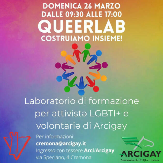 ArciGay Cremona Una giornata di formazione insieme