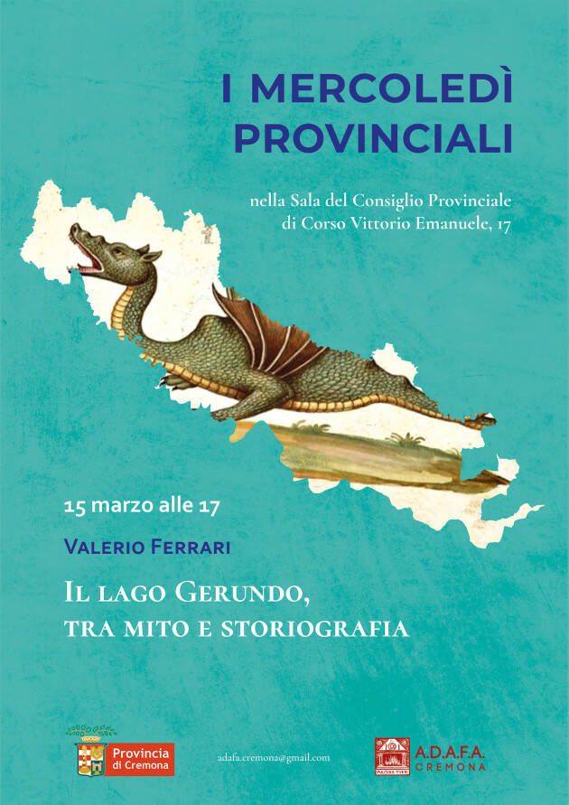 I mercoledì provinciali 'Il lago Gerundo, tra mito e storiografia'