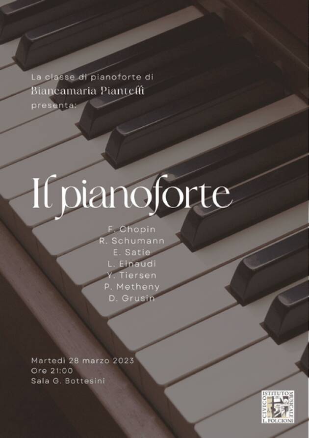 CREMA: Concerto di pianoforte alunni della Professoressa Biancamaria Piantelli