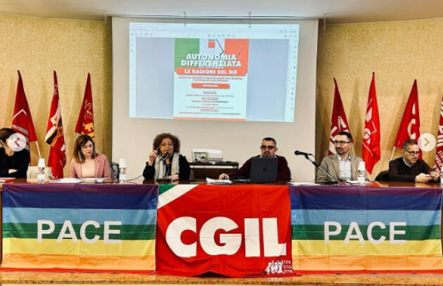 Cgil Cremona AUTONOMIA DIFFERENZIATA: LE RAGIONI DEL NO