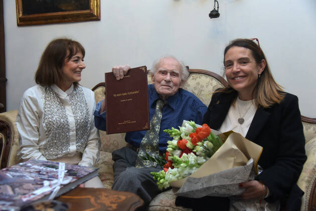 Piacenza: L’augurio della sindaca Tarasconi per i 100 anni diAntonio Marzaroli