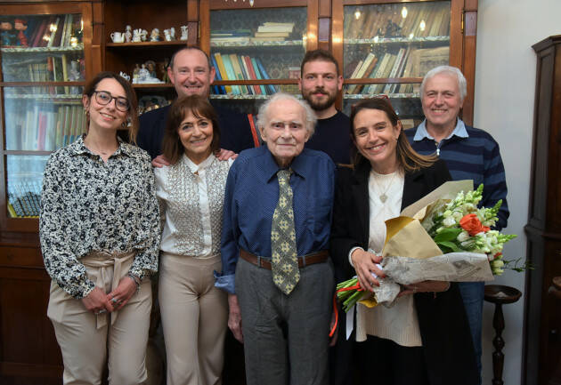 Piacenza: L’augurio della sindaca Tarasconi per i 100 anni diAntonio Marzaroli