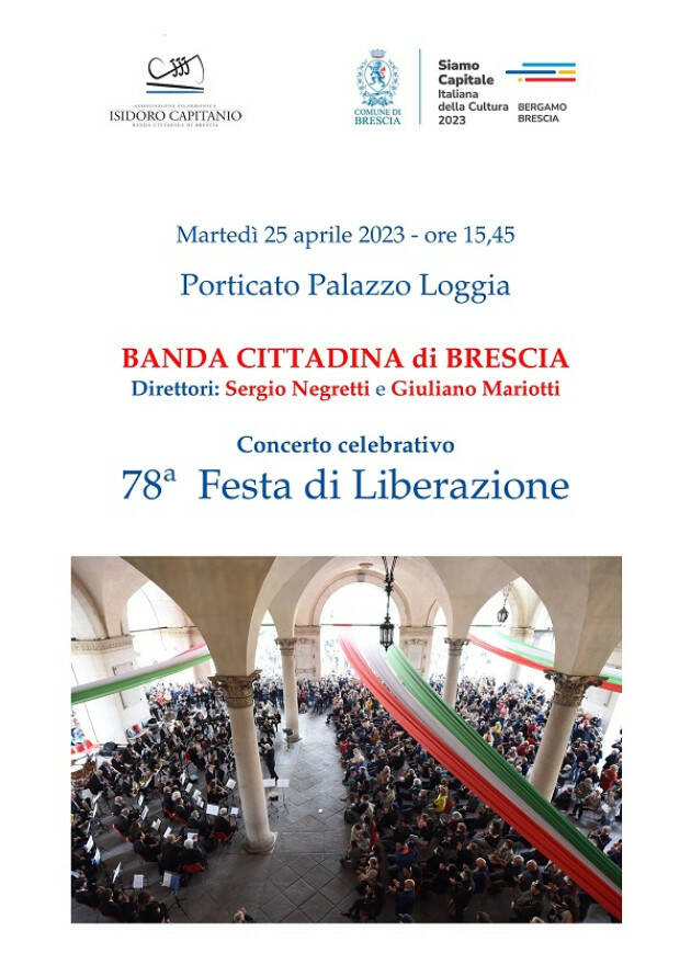 BRESCIA 78ESIMO ANNIVERSARIO DELLA LIBERAZIONE