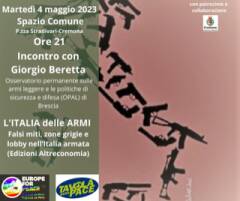 Tavola della Pace Cremona Incontro pubblico con GIORGIO BERETTA
