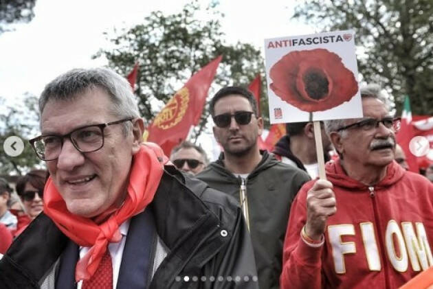 25 APRILE. MAURIZIO LANDINI (CGIL), GRAZIE ALLA RESISTENZA SIAMO UN PAESE LIBERO