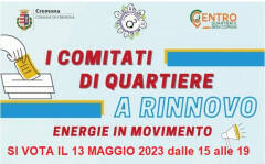 Cremona Comitati di Quartiere 3, 7, 10: le date di presentazione dei candidati e delle elezioni