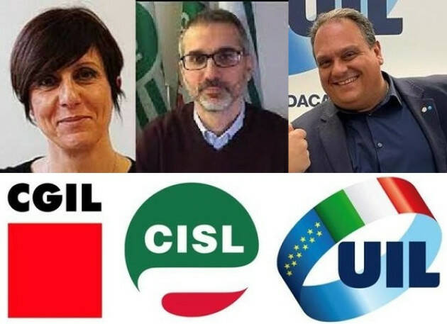 CGIL-CISL-UIL  PRIMO MAGGIO '23  A CREMA  LA REPUBBLICA FONDATA SUL LAVORO