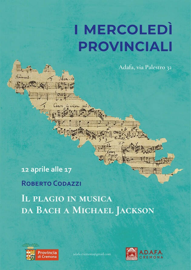 Cremona ADAFA Cambio nella programmazione dei 'Mercoledì provinciali