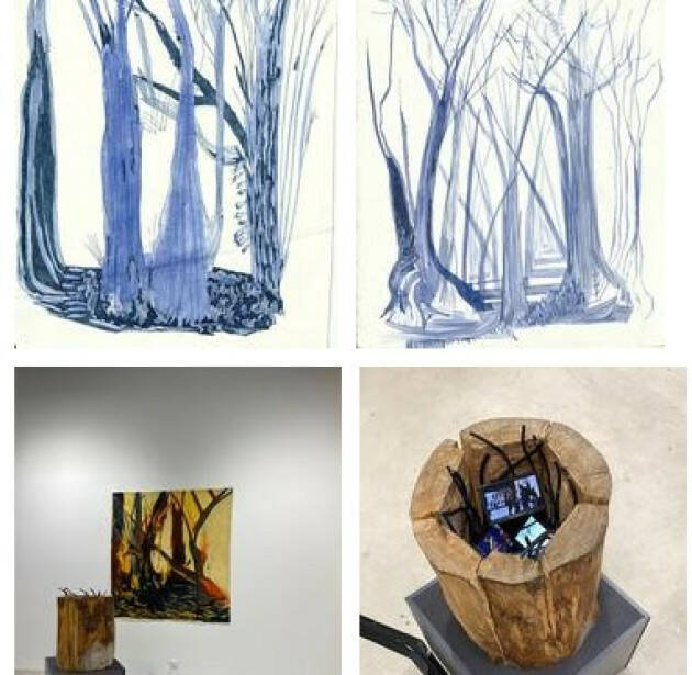 (CR) Galleria Il Triangolo, dal 15/4 Foreste in fiamme, mostra di M. Uliassi