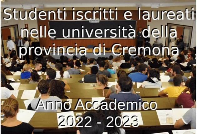 (CR) Rispetto a 5 anni fa gli studenti sono aumentati del 42% (+697 studenti).