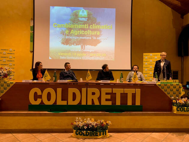 Cambiamenti climatici e Agricoltura Grande partecipazione  convegno di Coldiretti 