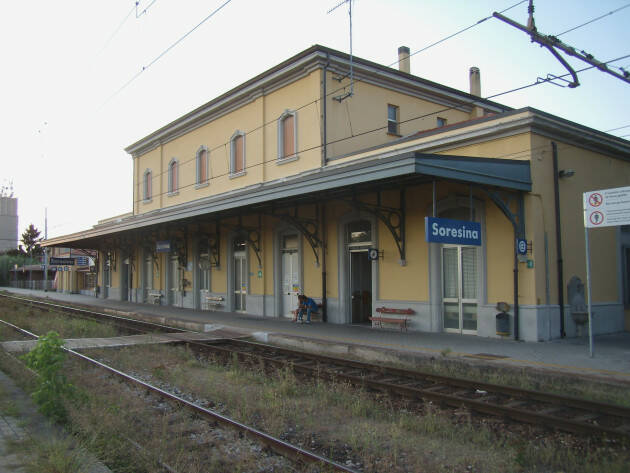 Soresina Mostra treno Treviglio-Cremona nel 160° anniversario
