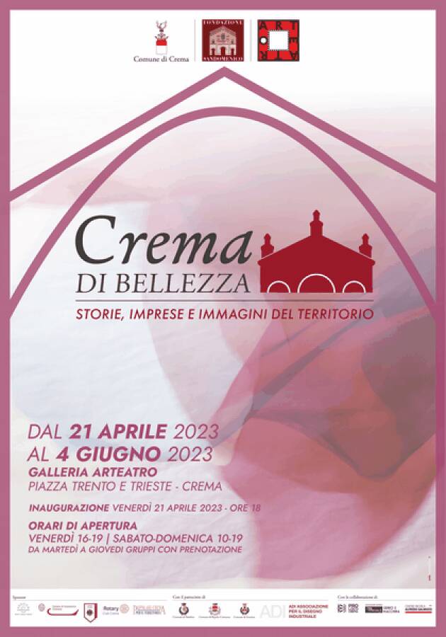 Dal 21 aprile al 4 giugno in Galleria Arteatro: Crema di Bellezza