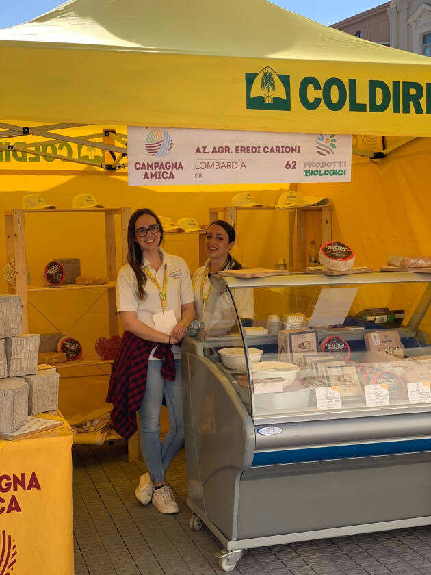  I SAPORI DI CREMONA CON L’AZIENDA CARIONI  AL VILLAGGIO COLDIRETTI A BARI