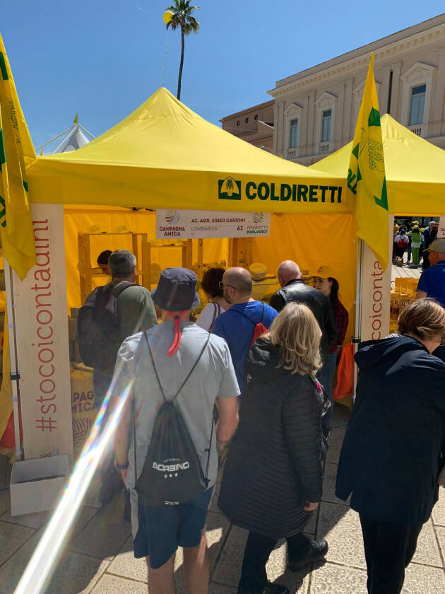  I SAPORI DI CREMONA CON L’AZIENDA CARIONI  AL VILLAGGIO COLDIRETTI A BARI