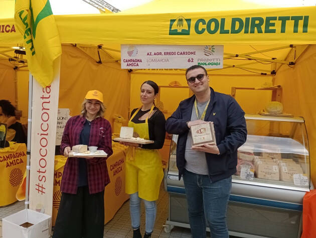  I SAPORI DI CREMONA CON L’AZIENDA CARIONI  AL VILLAGGIO COLDIRETTI A BARI