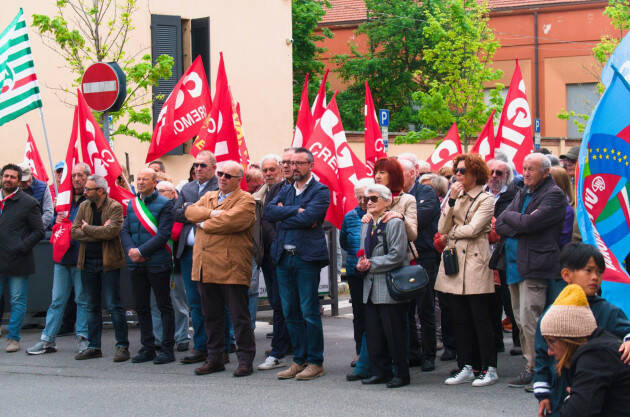 Cgil-Cisl-Uil Primo maggio a Crema Gli interventi di Cavallini e Bergamaschi