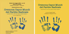 LIBRI.  ESCE “CREMONA CAPUT MUNDI DEL PARTITO RADICALE”