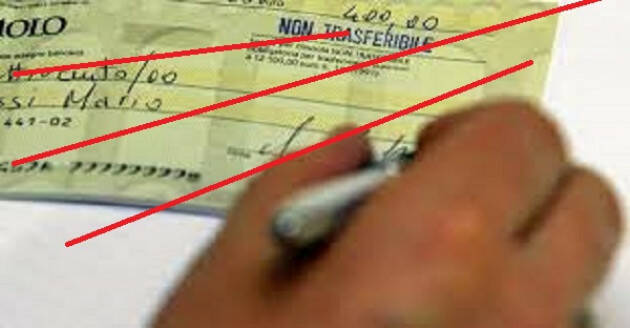 CODACONS CREMONA: ASSEGNO CIRCOLARE CONTRAFFATTO, LA BANCA CONDANNATA A RISARCIRE.